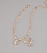 Luminous Glow Cubic Zirconia Jewelry Set