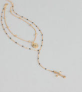 Divine Duo Layered Charm Necklace