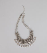 Goddess Energy Coin Collar Necklace
