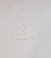 Sunlit Sparkle Rhinestone Body Chain