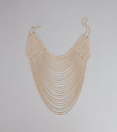 High Drama Cascade Rhinestone Choker