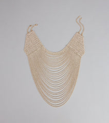 High Drama Cascade Rhinestone Choker