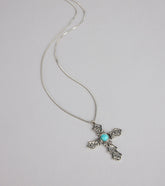 Soul Stone Cross Necklace