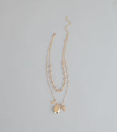 Lucky Layers Locket Charm Necklace