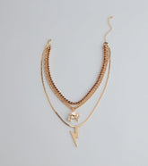 Strike And Shine Charm Necklace