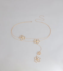 Daisy Drip Flower Belly Chain