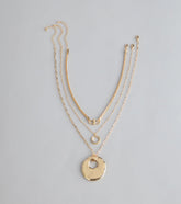 Polished Plans Three-Piece Necklace