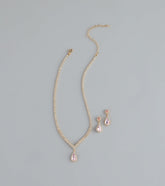 Sweet Luxe Rhinestone Jewelry Set