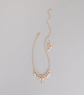 Candlelight Glam Necklace And Earrings Set