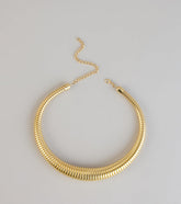 Elevated Drama Coiled Statement Necklace