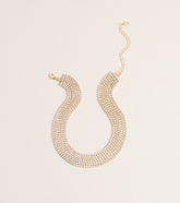 Glam Girl Layered Rhinestone Necklace