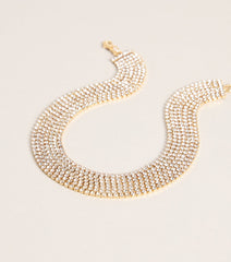 Glam Girl Layered Rhinestone Necklace