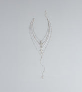 Layered Luxe Cross Necklace