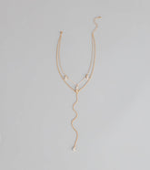 Charmed To Layer Rhinestone Necklace