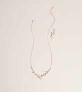Just Add Sparkle Rhinestone Necklace And Earrings Set