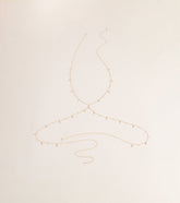 Sleek Shine Rhinestone Body Chain