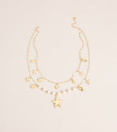 Sea You There Pearl Charm Necklace