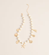 Coastal Charm Pearl Choker Necklace