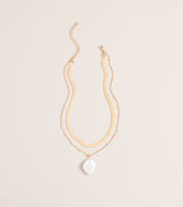 Perfectly Styled Pearl Charm Layered Necklace