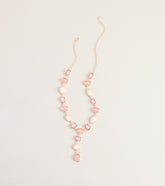 Sunset Mood Resin Stone Necklace