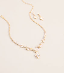 Garden Glow Cubic Zirconia Jewelry Set