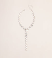 Shine Trail Rhinestone Necklace