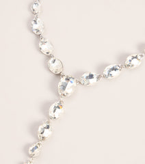 Shine Trail Rhinestone Necklace