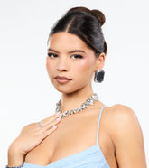 Opening Night Rhinestone Gem Choker