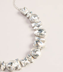 Opening Night Rhinestone Gem Choker