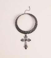 Midnight Revival Cross Choker