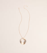 Circle Back Pendant Necklace