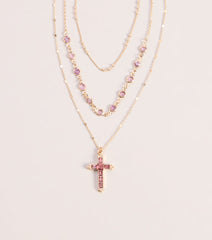Faith In The Details Cross Necklace