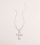 Chic Statement Cross Pendant Necklace