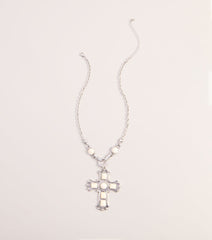 Chic Statement Cross Pendant Necklace