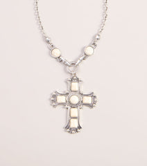 Chic Statement Cross Pendant Necklace