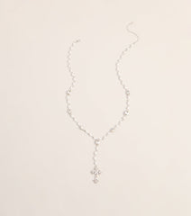 Charm Check Cross Necklace