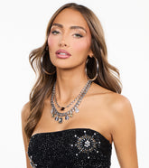 Charm Stack Layered Necklace