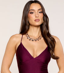 Gem Edit Statement Necklace