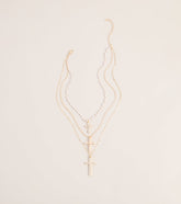 Faithfully Styled Cross Charm Necklace