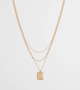 Rosy Outlook Layered Necklace