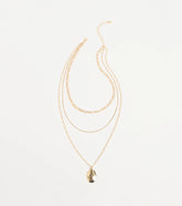 Charmed Trio Layered Pendant Necklace