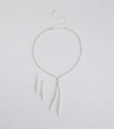 Epitome Of Elegance Necklace And Earrings Set
