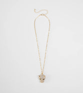 Totally Wild Rhinestone Animal Charm Necklace