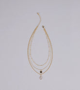 In The Details Dainty Layered Charm Necklace