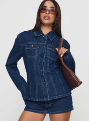 Rider Jacket Blue Denim
