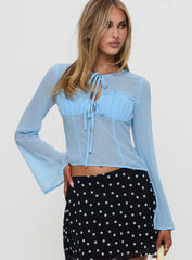 Coates Long Sleeve Top Blue