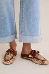 Natural Crochet Naveta Loafers
