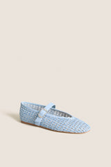 Light Blue Godea Flats