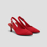 Pointed-Toe Slingback Heels (Addison)