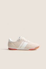 Parchment And Egret Revival Sneakers